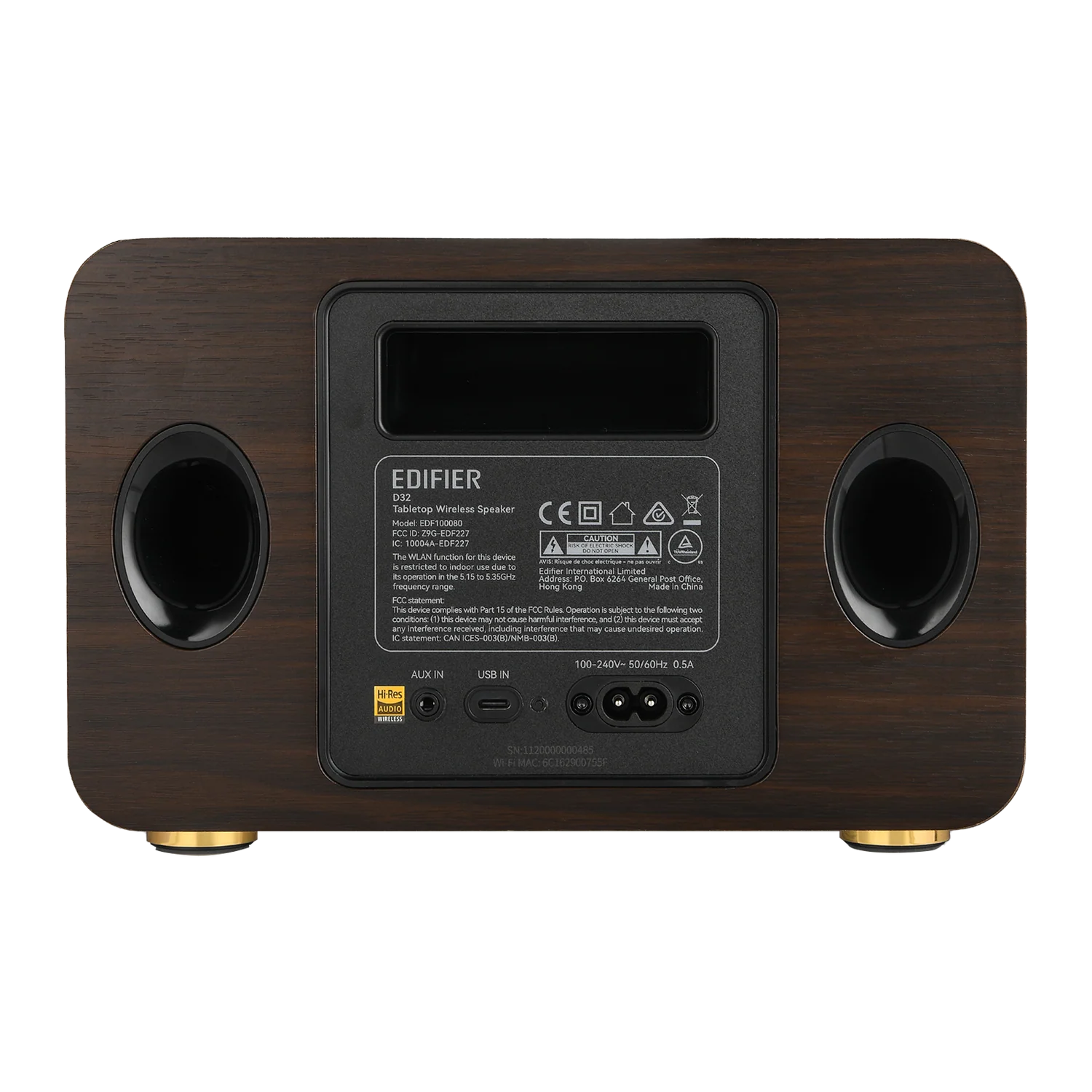 EDIFIER D32 NEGRO ALTAVOZ BLUETOOTH