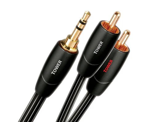 AUDIOQUEST TOWER 3,5MM-2RCA 0,6M CABLE AUDIO