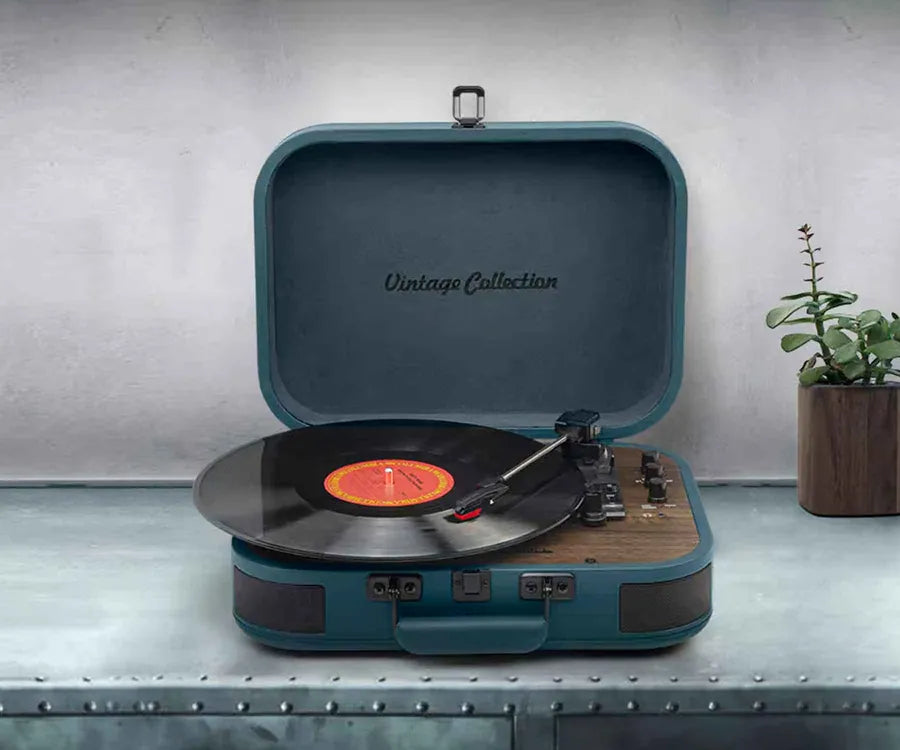 MUSE MT201-OB TOCADISCOS MALETIN BLUETOOTH-USB BLUE