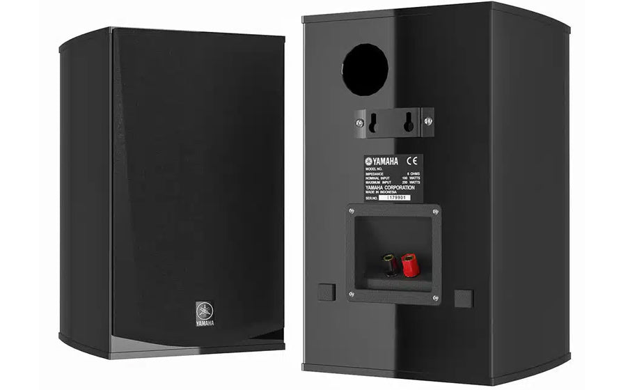 YAMAHA NS-333 PIANO BLACK ALTAVOCES HIFI ESTANTERIA (PAREJA)