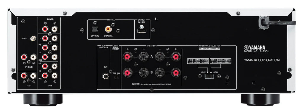 YAMAHA A-S301 NEGRO AMPLIFICADOR HIFI