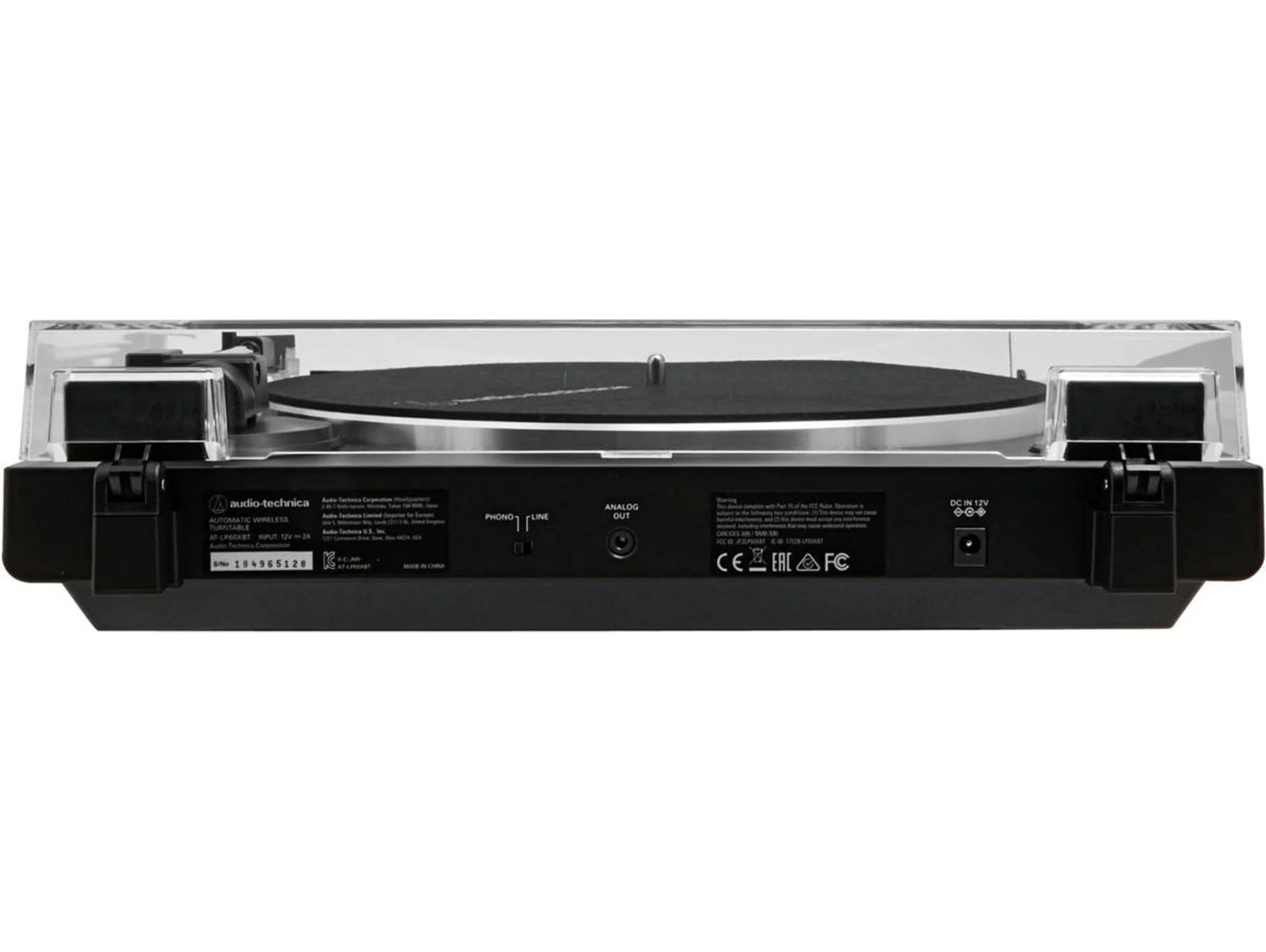 AUDIO-TECHNICA AT-LP60XBT NEGRO TOCADISCOS