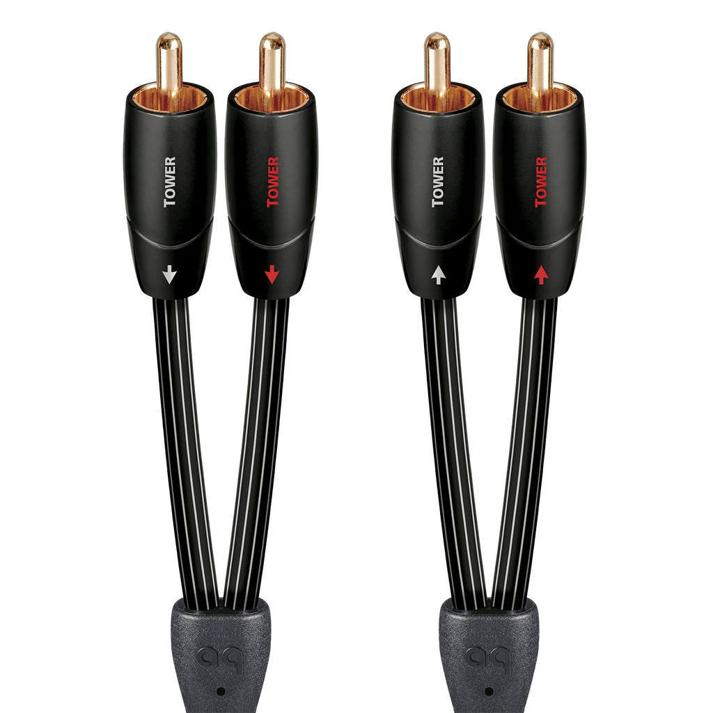 AUDIOQUEST TOWER 2RCA-2RCA 1M CABLE AUDIO