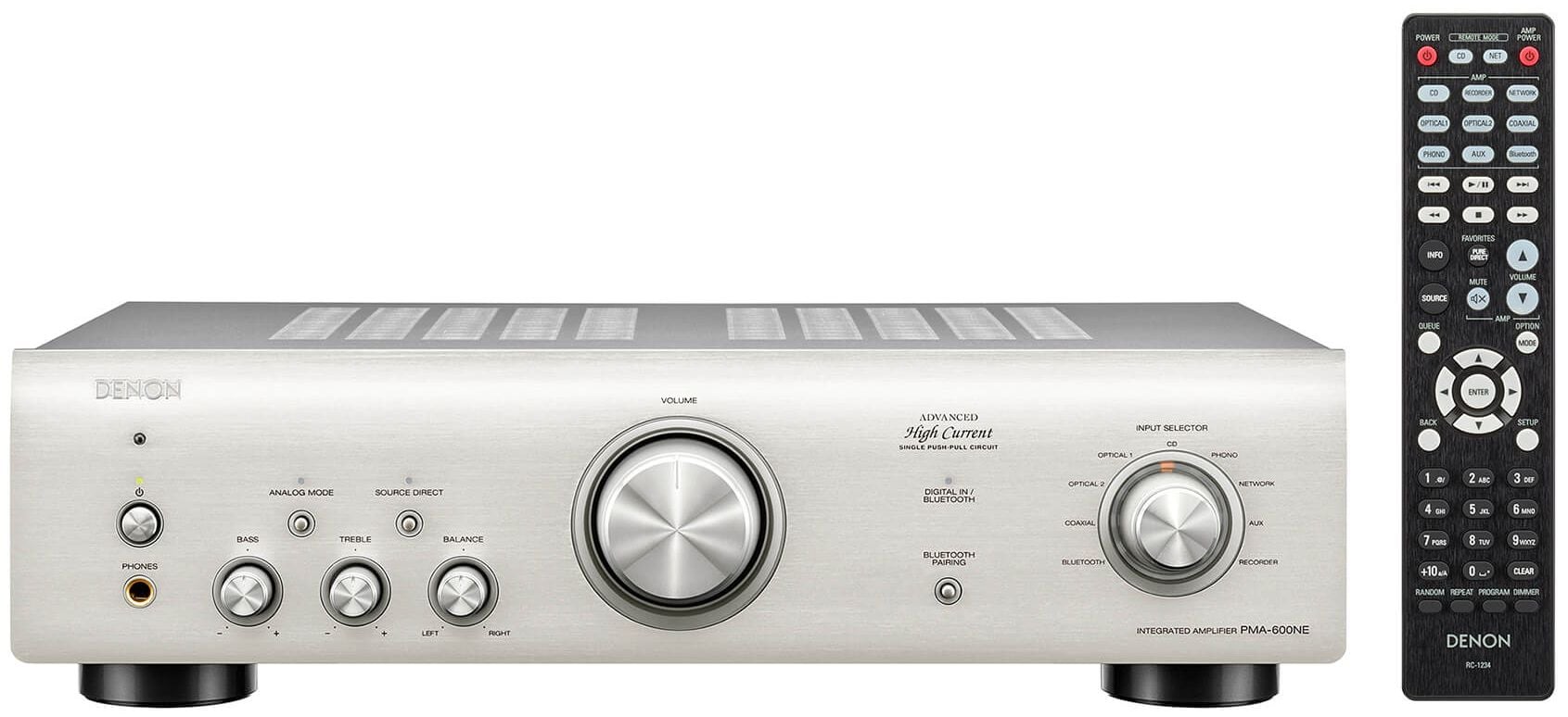 DENON PMA-600NE AMPLIFICADOR HIFI 70+70W PREMIUM SILVER