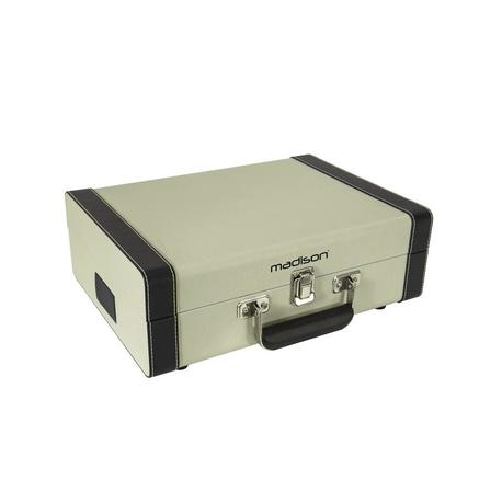 MADISON RETROCASE CREMA TOCADISCOS MALETIN USB - BLUETOOTH